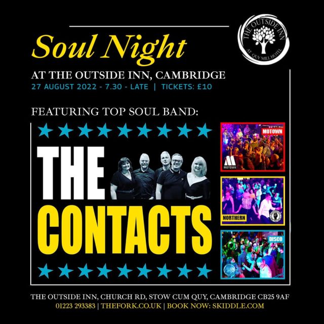 The Outside Inn presents: The Contacts – ‘Soul’ on The Outside!
