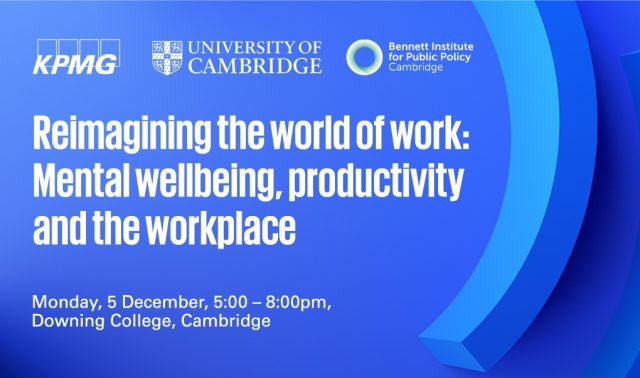 Reimagining the world of work: Mental wellbeing, productivity and the workplace