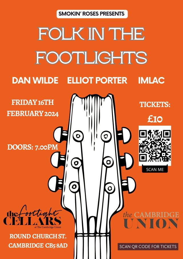 Smokin Roses Presents: Folk in the Footlights ft Dan Wilde, Elliot Porter and Imlac