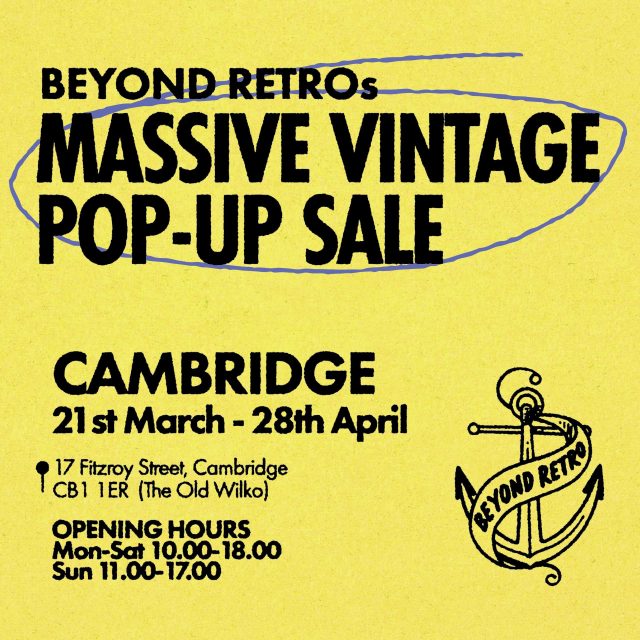 Beyond Retro’s Massive Vintage Pop-Up Sale